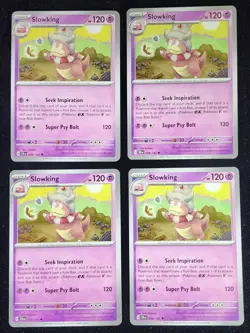 Slowking 058/142 x4 - 4x Playset - Pokemon S&V Stellar Crown - 4 Card Set - Image 1