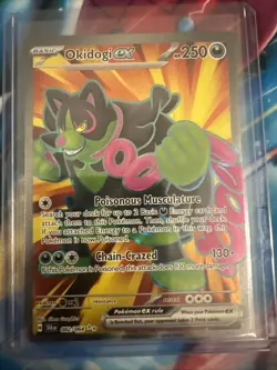 Pokemon OKIDOGI EX Full Art Ultra Rare Shrouded Fable Holo Card 082/064 TCG - Image 1