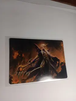 MTG Final Fantasy the Emperor of Palamecia Art Card Gold-Stamped Signature - Image 1