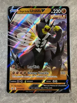 Single Strike Urshifu V SWSH106 Pokemon Sword Shield Promo Card Holo (Near Mint) - Image 1
