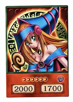 ✨ Dark Magician Girl - Anime Edition Yu-Gi-Oh! Card | Collector Display A++ - Image 1