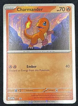 Charmander - 047 (Cosmos Holo) 047 Sv: Scarlet & Violet Promo Cards Holo - Image 1