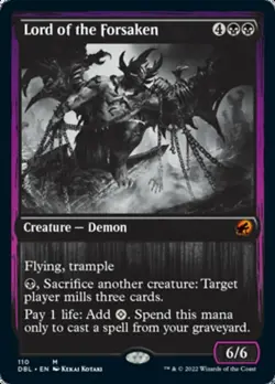 1x Lord of the Forsaken - Foil Light Play MTG Magic - Kid Icarus - - Image 1