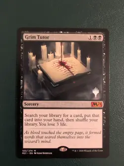 Grim Tutor Promo Pack PPM21 - Core Set 2021 MTG - Image 1