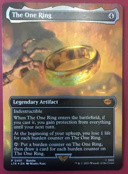 MTG - The One Ring - Borderless Foil - The Lord of the Rings 451 - Image 1