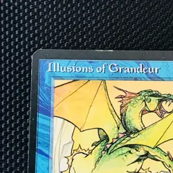 Illusions of Grandeur Magic The Gathering MTG 1995 Vintage Vtg 🔥🐉 - Image 3