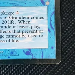 Illusions of Grandeur Magic The Gathering MTG 1995 Vintage Vtg 🔥🐉 - Image 5
