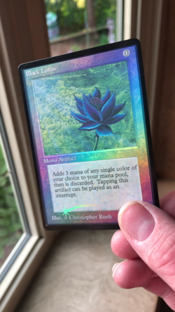 MTG - Black Lotus - FOIL - Beta - Unlimited - Legacy - Art Alt -WATCH ITEM VIDEO - Image 2