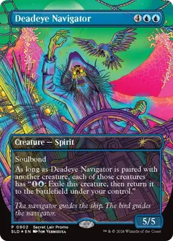 Foil - Deadeye Navigator (Rainbow Foil) - 902 / NM / English MTG - Image 1