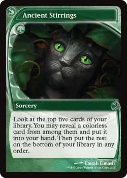 Foil - Ancient Stirrings (Future Sight) - 202 / NM / English MTG - Image 1