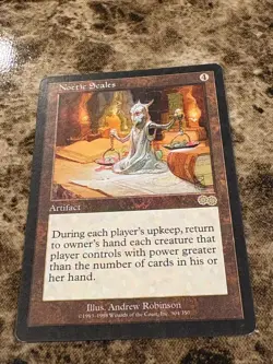 NOETIC SCALES Magic the Gathering MTG Urza's Saga MP - D - Image 1