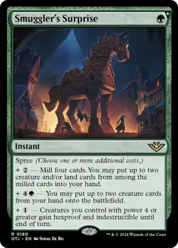 MTG Smuggler's Surprise [Outlaws of Thunder Junction] Near Mint Magic - Image 1