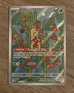 Pokemon SHUCKLE 136/132 - Mega Evolution - ILLUSTRATION RARE - MINT - Image 1