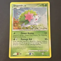 Shaymin LV.42 14/127 Platinum Base Set Holo Pokemon TCG MP - Image 1
