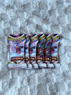 Pokemon Sleeved Booster Lost Origin New Sealed 6 Packs - Image 2