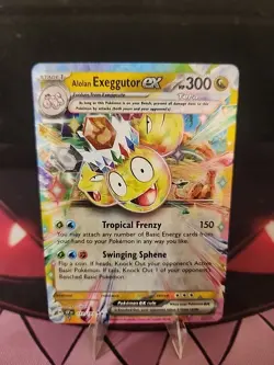 Alolan Exeggutor ex 133/191 Pokemon TCG Surging Sparks Double Rare NM - Image 1