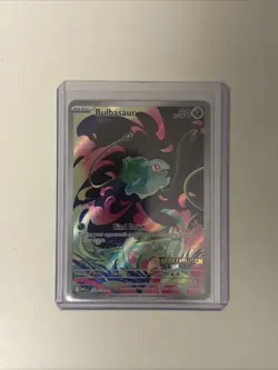 Bulbasaur Mega Evolution 133/132 Black Star Promo Stamped Pokemon TCG - Image 1