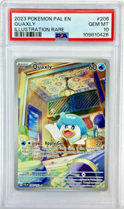 PSA 10 PAL EN Quaxly #206 - 2023 Pokemon Sv02: Paldea Evolved 206/193 - Image 1
