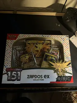 Pokemon TCG Scarlet & Violet 151 Zapdos EX Collection Box Sealed NEW - Image 1