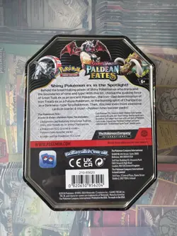 Pokemon Scarlet Violet Paldean Fates Charizard Tin, Sealed - Image 4
