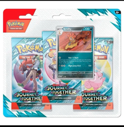 Pokemon TCG: Scarlet & Violet Journey Together Triple Blister Pack x4 - Image 2