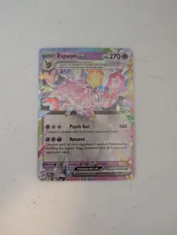 Play! Pokemon Prize Packs Series 7 Espeon ex 034/131 Holo Rare - Image 1