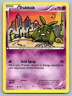 Pokemon TCG XY - BREAKpoint Trubbish 56/122 - Image 1