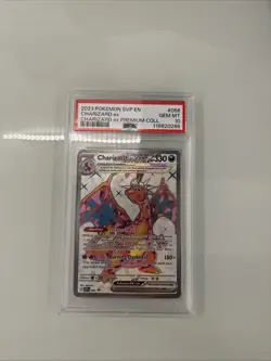2023 Pokemon SVP EN Charizard ex Premium Collection PSA 10 - Image 1
