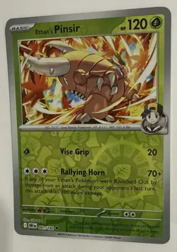 Ethan's Pinsir 001/182 Destined Rivals - Pokemon TCG - Reverse Holo- Near Mint - Image 3