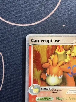 Camerupt EX 92/106 Pokemon 2005 Emerald Holo Rare MP - Image 5