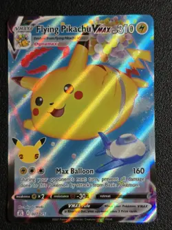 Flying Pikachu VMAX 007/025 Celebrations Holo Ultra Rare Pokemon TCG Near Mint - Image 1