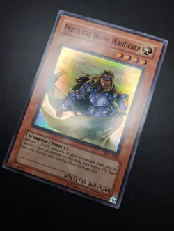 YUGIOH 2004 | FREED THE BRAVE WANDERER | IOC-014 | NA OLD PRINT | SR | EXCELLENT - Image 3