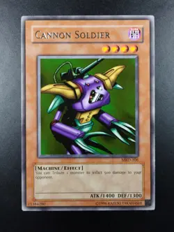 YUGIOH 2002 | CANNON SOLDIER | MRD-106 | NA PRINT | RARE | NEAR MINT - Image 1