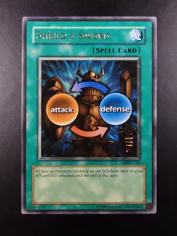 YUGIOH 2002 | SHIELD & SWORD | MRD-131 | NA PRINT | RARE | NEAR MINT - Image 1