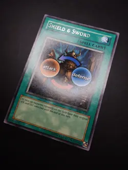 YUGIOH 2002 | SHIELD & SWORD | MRD-131 | NA PRINT | RARE | NEAR MINT - Image 3