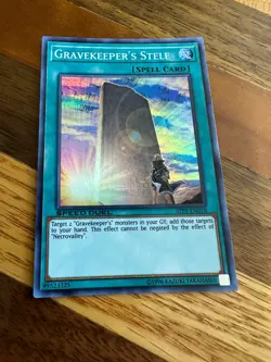 Gravekeeper's Stele STP1-EN018 Unlimited Edition Super Rare PL + BONUS - Image 1