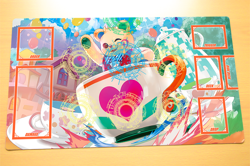 No.4086# Cardfight Vanguard TCG Custom Playmat Cute Bear TiTi CFV VG Card Mat - Image 1