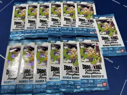 Dragon Ball Card Game Manga Booster 01 Rose 13 Packs New - Image 1