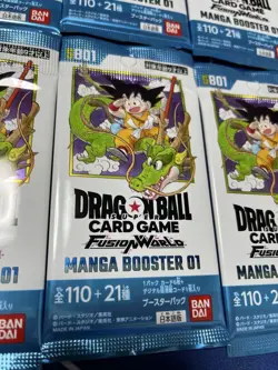 Dragon Ball Card Game Manga Booster 01 Rose 13 Packs New - Image 2