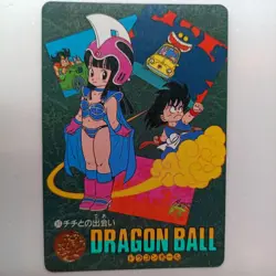 Dragon Ball Visual Adventure 199193 Meet ChiChi Collectible Card Used - Image 1