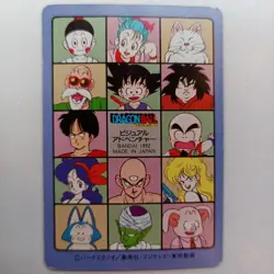 Dragon Ball Visual Adventure 1992 Shenlong card collectible vintage used - Image 2