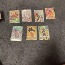 Dragon Ball Card Super Rare Goku Vegeta Broly Kids Gohan Used - Image 1