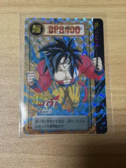 Dragon Ball GT Carddass PR Card Super Saiyan Goku Used - Image 1