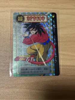 Dragon Ball GT Carddass PR Card Super Saiyan Goku Used - Image 2