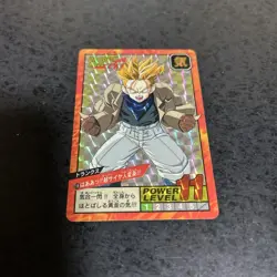 Dragon Ball GT Trunks Card Super Battle Bandai 1996 Used - Image 1