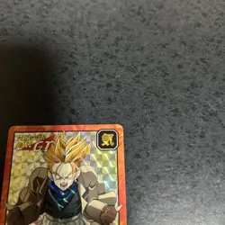 Dragon Ball GT Trunks Card Super Battle Bandai 1996 Used - Image 4