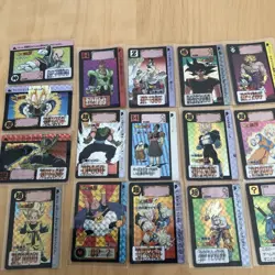 Dragon Ball Z Carddass Kira Set with Defective Back Japanese Card Game - Image 1