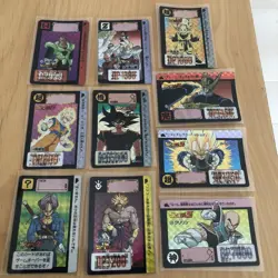 Dragon Ball Z Carddass Kira Set with Defective Back Japanese Card Game - Image 4