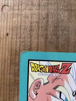Dragon Ball Z Jumbo Carddass Super Saiyan Goku vs Vegeta Rare Kira Card Used - Image 4