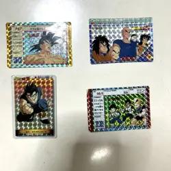 Dragon Ball Trading Card Set Holos Retro Goku Vegeta Freezin Used - Image 1